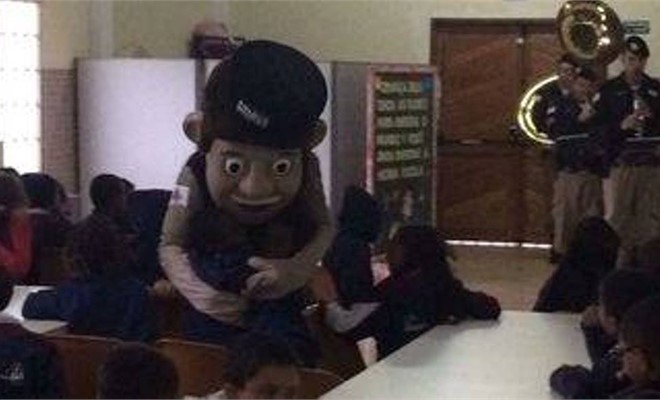 visita da Pol�cia Militar