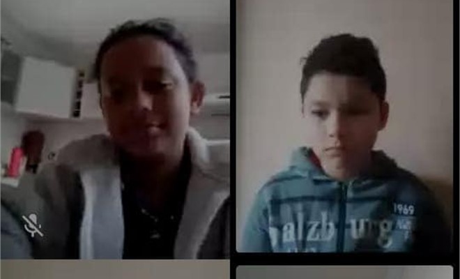 Atendimento virtual do 5� ano, muita comunica��o e intera��o!