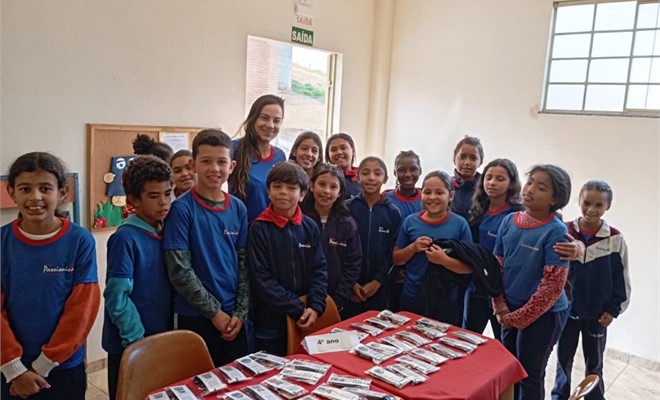 Reinaugura��o da sala de leitura