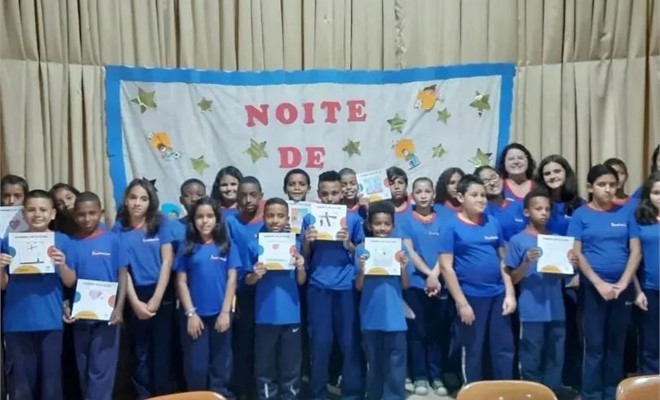 Noite de Aut�grafos - turma do 5� ano