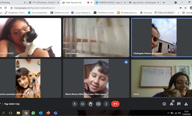 4� ano A atendimentos on-line