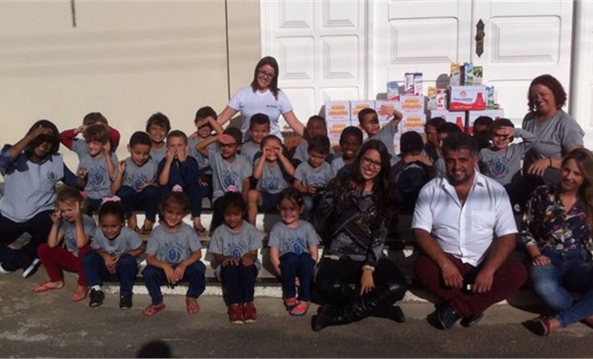 SAS entrega alimentos arrecadados em corrida r�stica