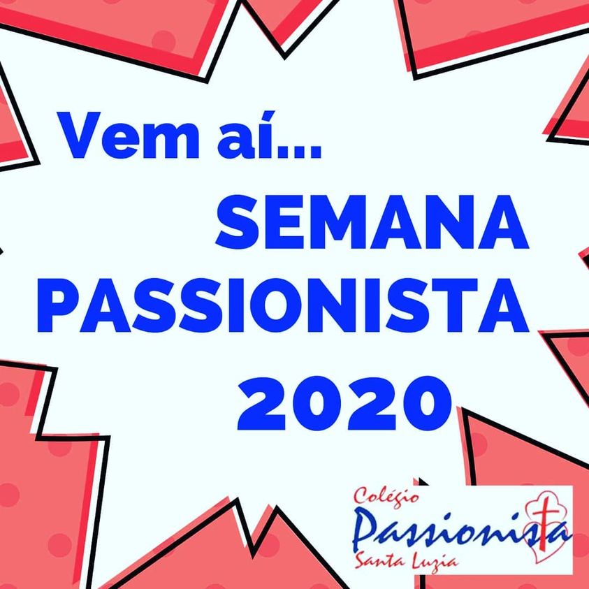 Semana Passionista 2020 Colgio Passionista Santa Luzia