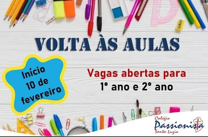 Volta s aulas Colgio Passionista Santa Luzia