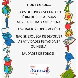 Fique Ligado - Colégio Passionista Santa Luzia Fique Ligado - Colégio Passionista Santa Luzia